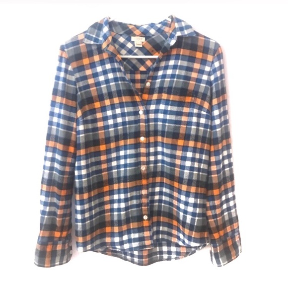 J. Crew Tops - 1 HOUR SALE J. Crew Plaid Button Down Flannel Top